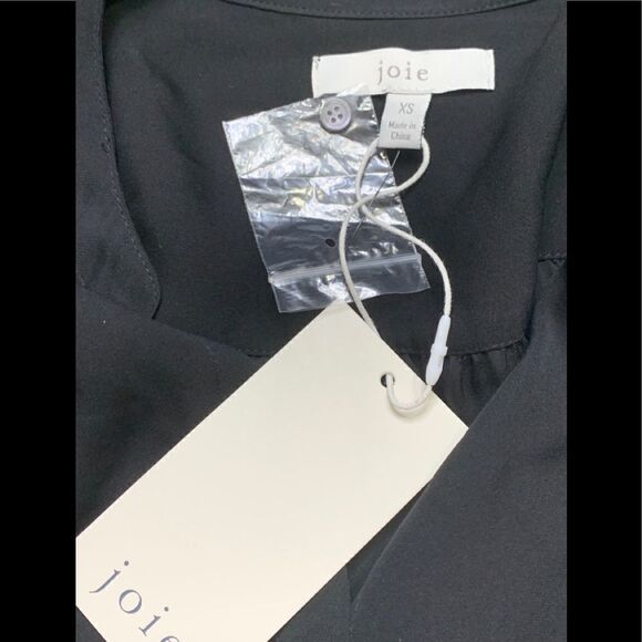 New. Joie silk belted shirt dress. - Picture 16 of 16